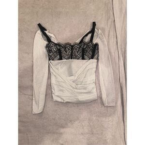 LA PERLA top women’s size 46 striped